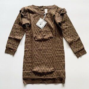 Kate Quinn Organics Girl Bamboo quilted dress 7 years